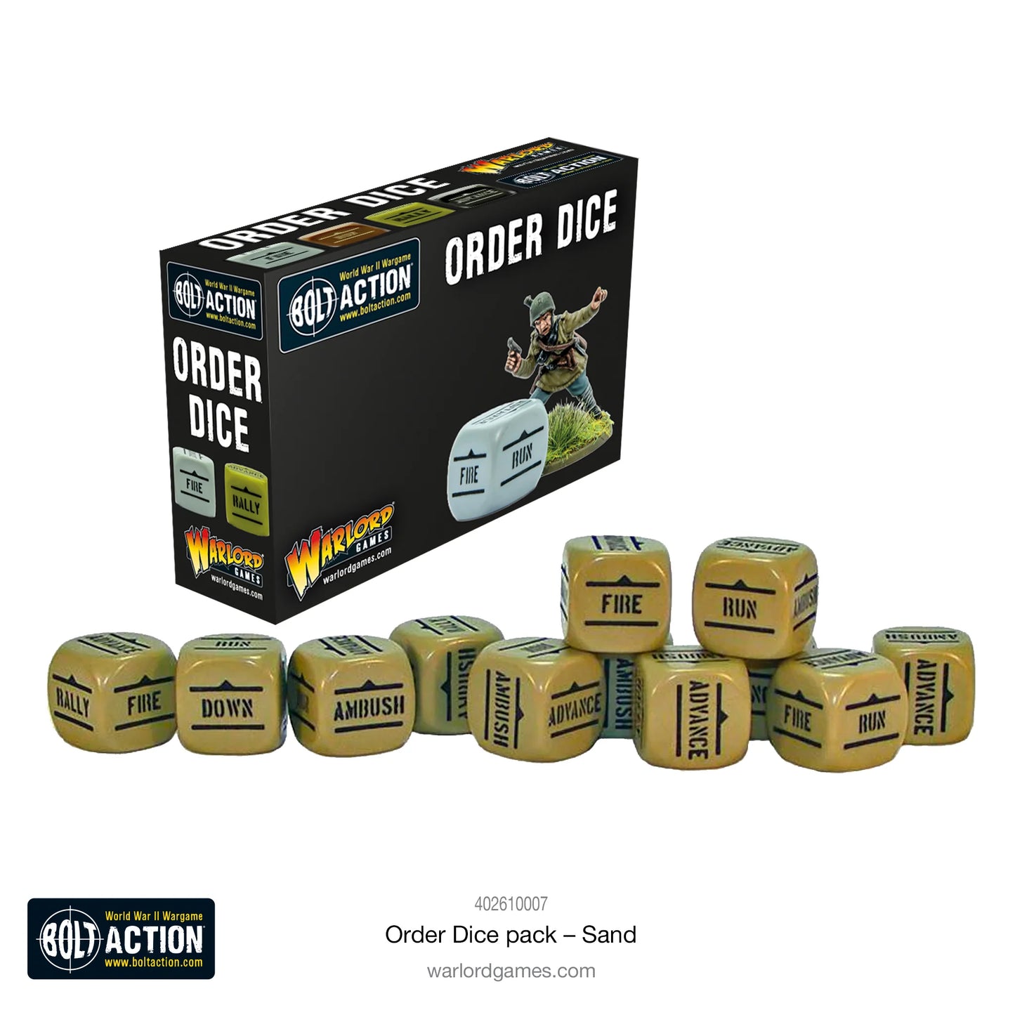 Bolt Action: Orders Dice Pack