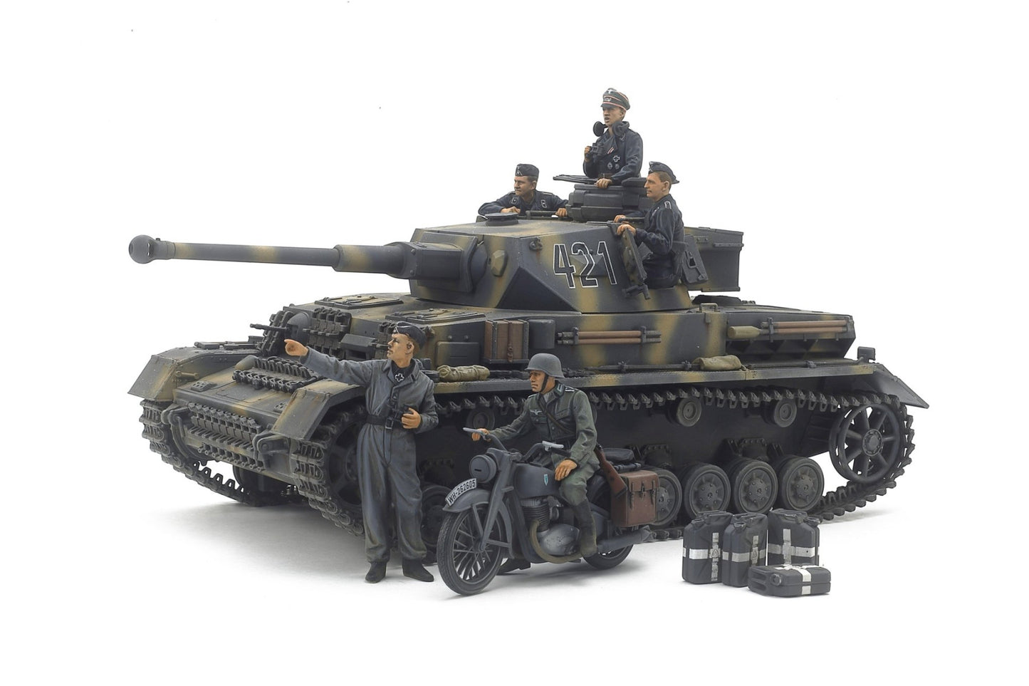 1/35 PZKW IV Ausf.G Early Production & Motorcycle