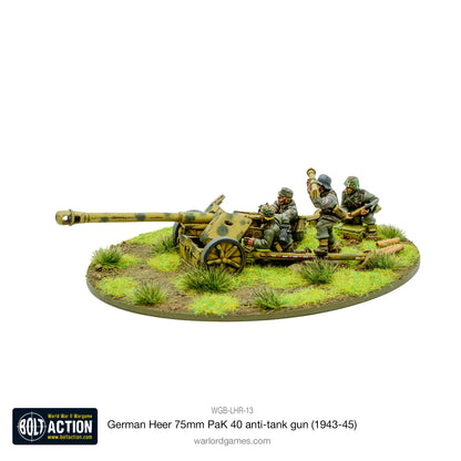 German Heer 75mm PaK 40 anti-tank gun (1943-45)