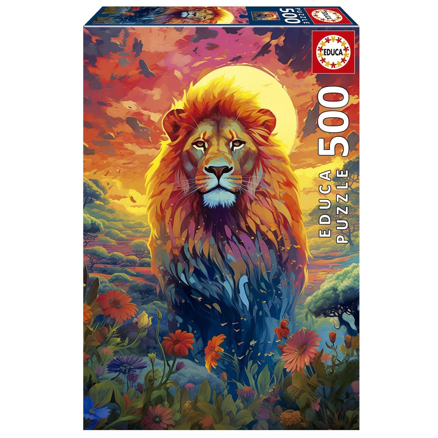 Majestic Lion Stare Puzzle (1x500 Piece)