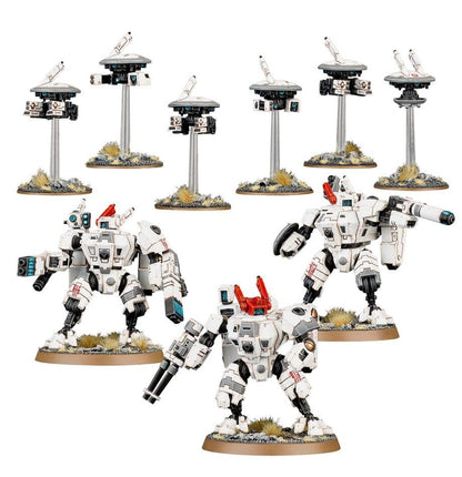 T'au Empire Crisis Battlesuit Team