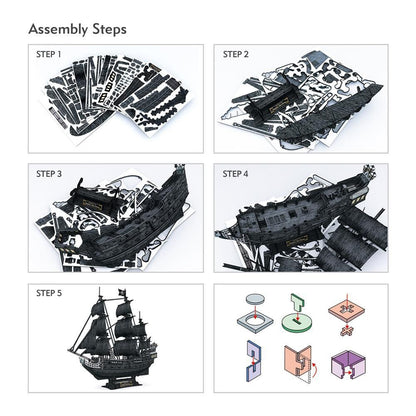Queen Anne's Revenge 293pcs with LED Unit